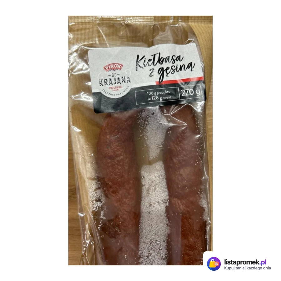 Kiełbasa z gęsiną