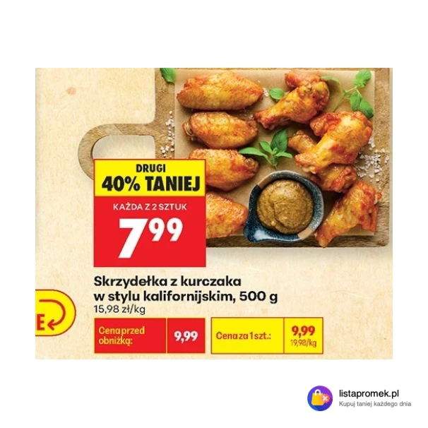 Skrzydełka z kurczaka w stylu kalifornijskim