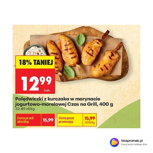 Polędwiczki z kurczaka w marynacie jogurtowo-morelowej Czas na Grill