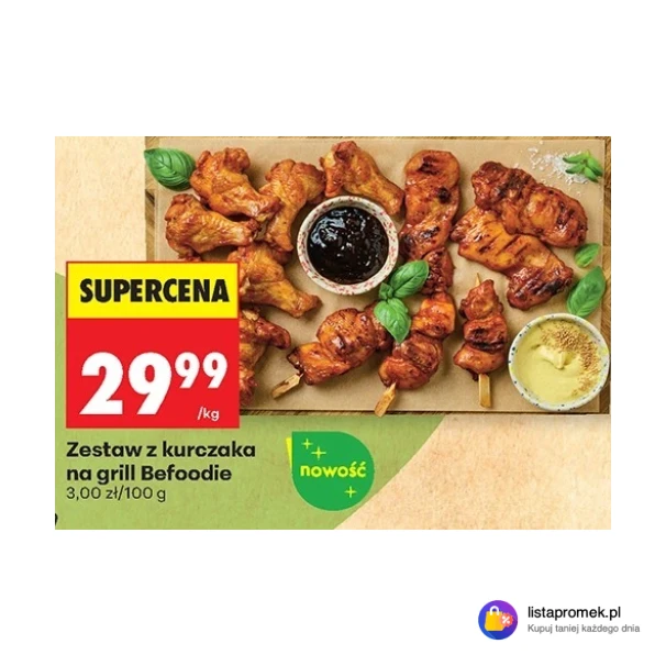 Zestaw z kurczaka na grill Befoodie