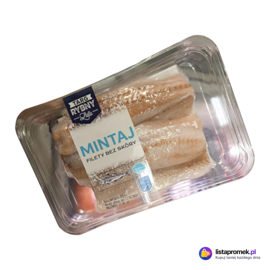Mintaj, filet bez skóry, XXL