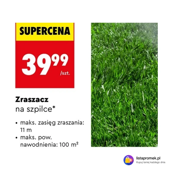 Zraszacz na szpilce