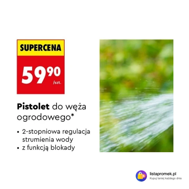 Pistolet do węża ogrodowego