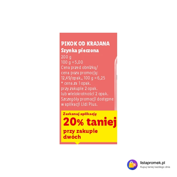 PIKOK OD KRAJANA Szynka pieczona