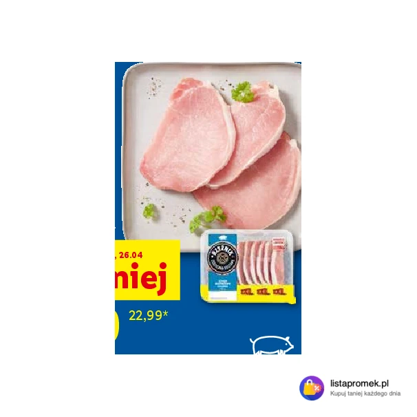 Schab w plastrach bez kości, XXL