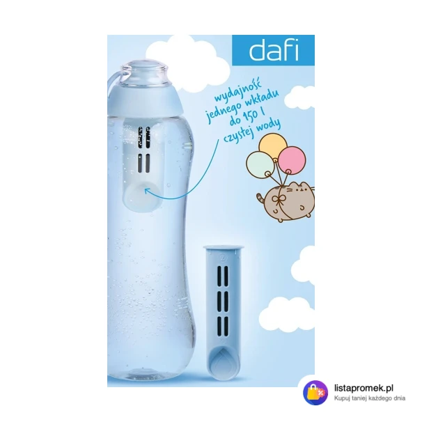 Butelka filtrująca Soft z 2 wkładami