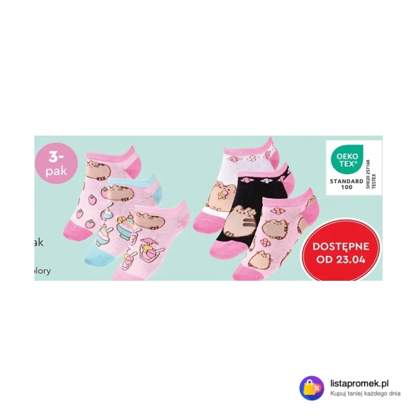 Skarpety damskie, 3-pak