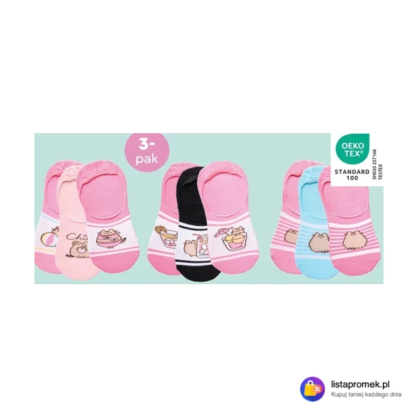 Skarpety damskie, 3-pak