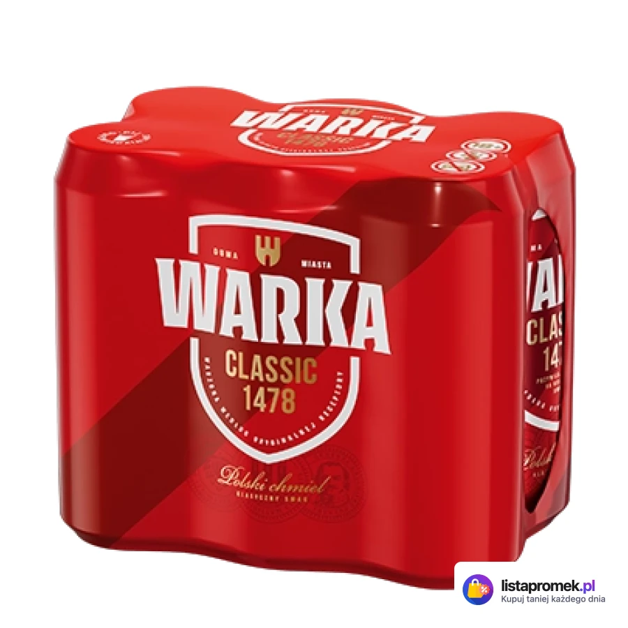 Piwo Warka Jasne Ośmiosztuk