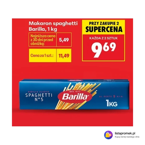 Makaron spaghetti Barilla