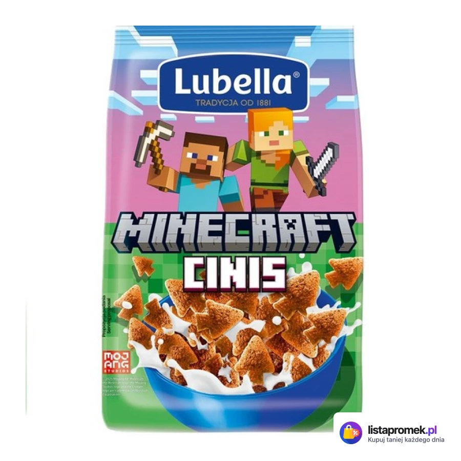 Płatki Minecraft o smaku cynamonowym