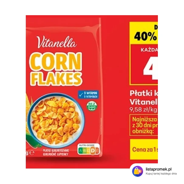 Płatki kukurydziane Vitanella
