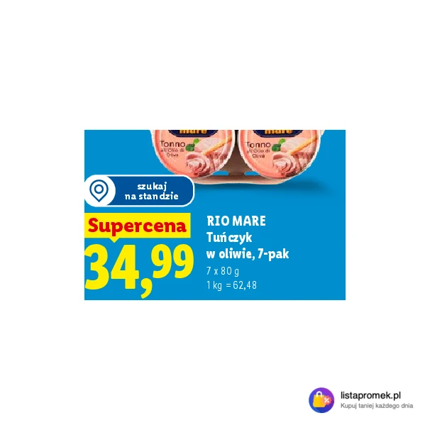 Tuńczyk w oliwie, 7-pak