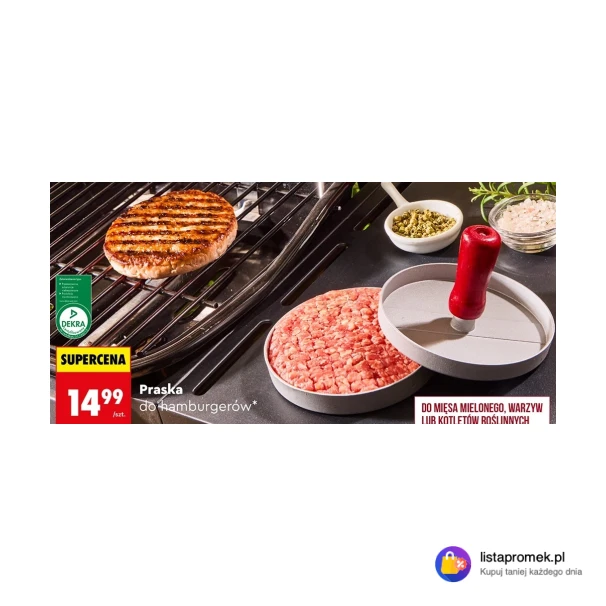 Praska do hamburgerów