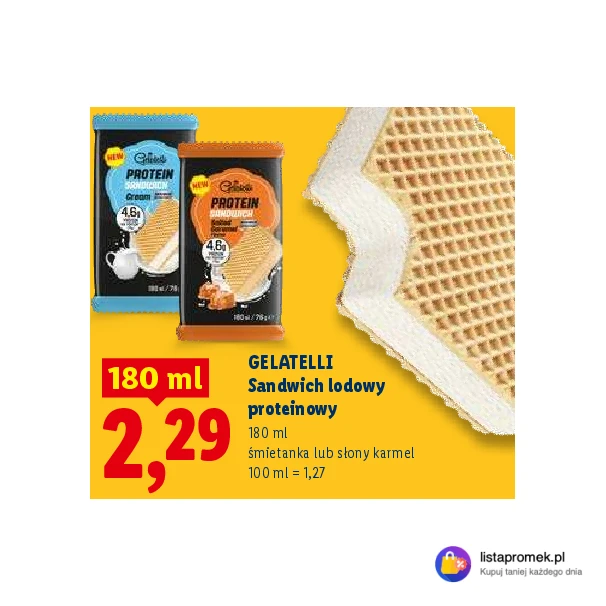 Sandwich lodowy proteinowy