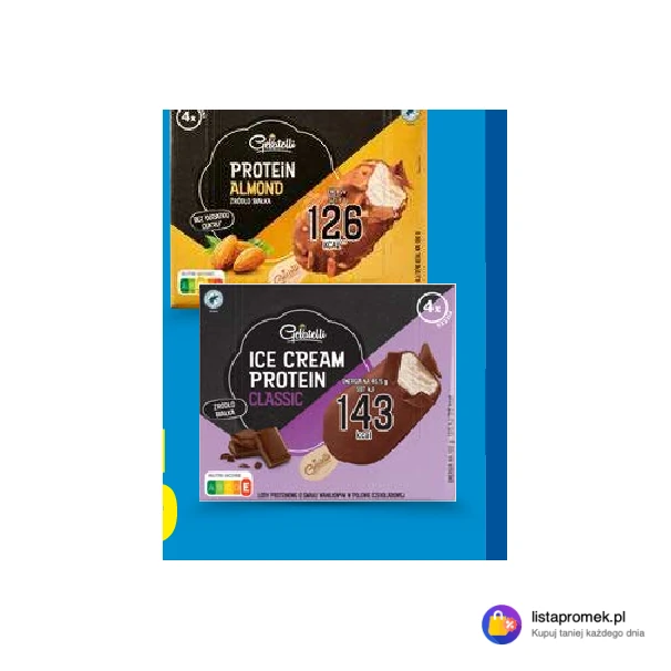 Lody proteinowe na patyku, 4-pak