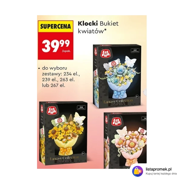 Klocki Bukiet kwiatów