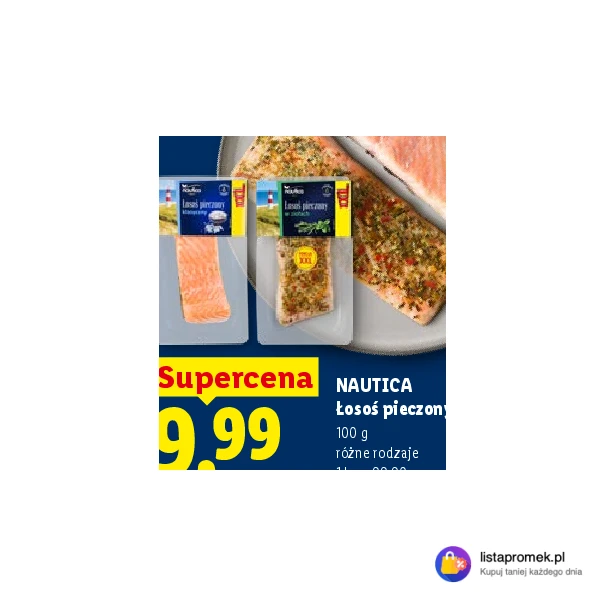 Łosoś pieczony, XXL