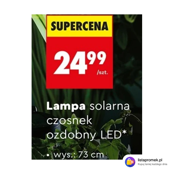 Lampa solarna czosnek ozdobny LED*