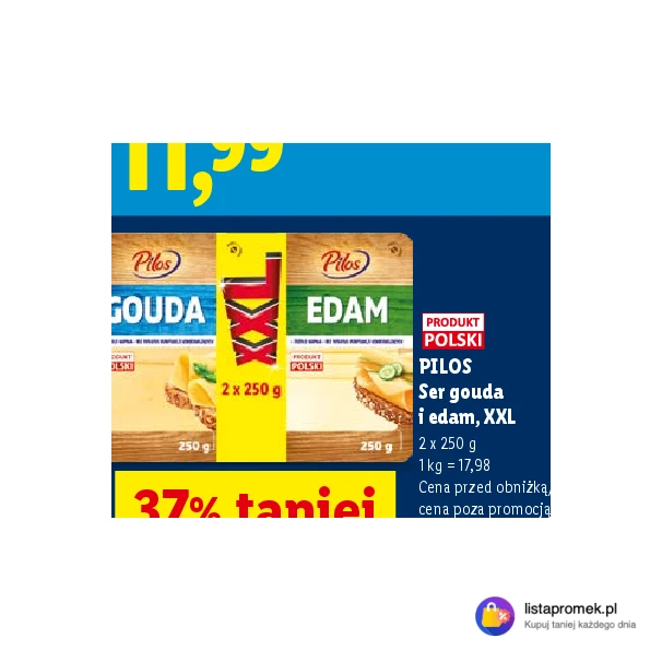 Ser gouda i edam, XXL