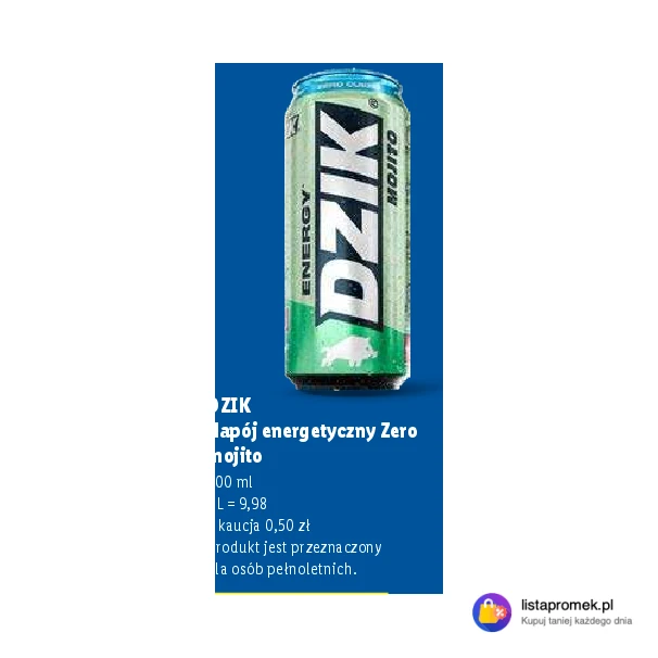 Napój energetyczny Zero mojito