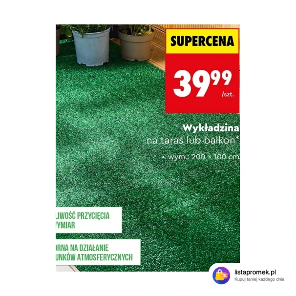 Wykładzina na taras lub balkon