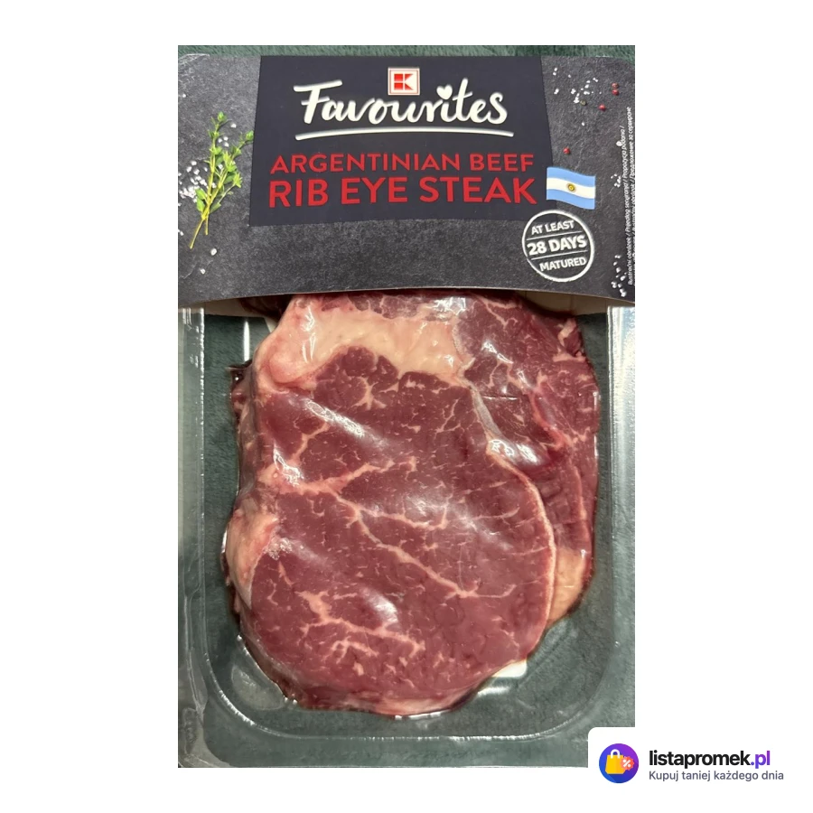 Argentyński Rib Eye stek