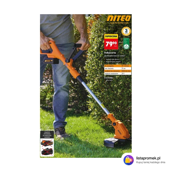 Podkaszarka akumulatorowa do trawy