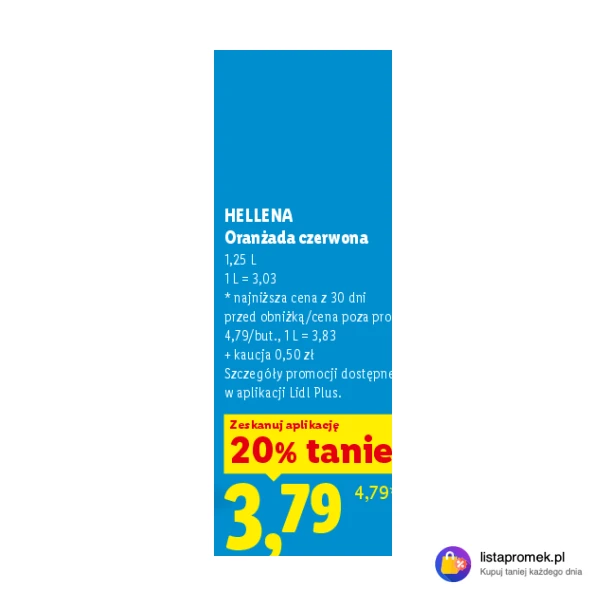 HELLENA Oranżada czerwona