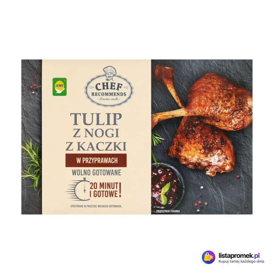 Nogi lub Filet z kaczki wolno gotowane