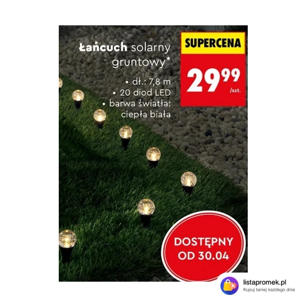 Łańcuch solarny gruntowy