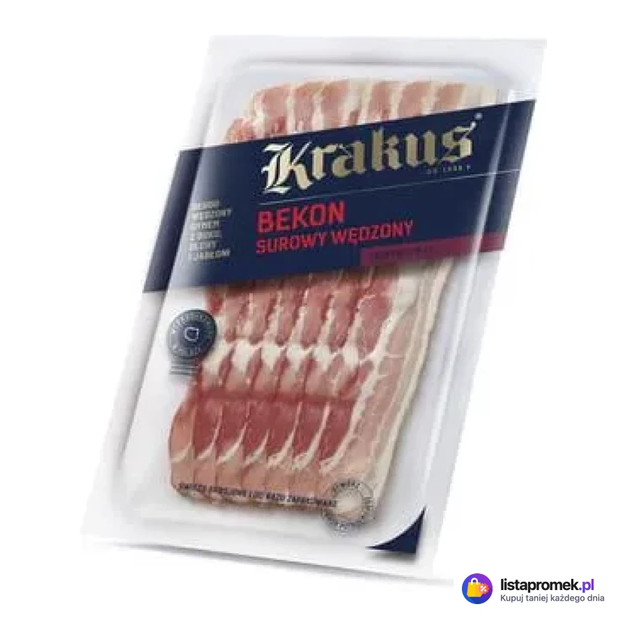 Boczek klasyczny wędzony surowy lub parzony
