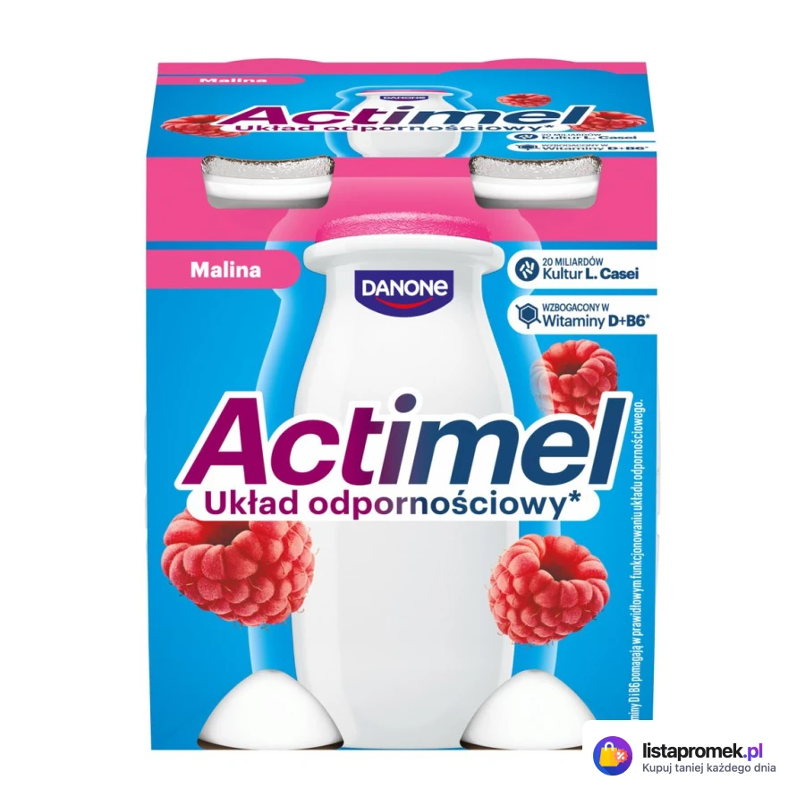 Napój jogurtowy Actimel, różne rodzaje