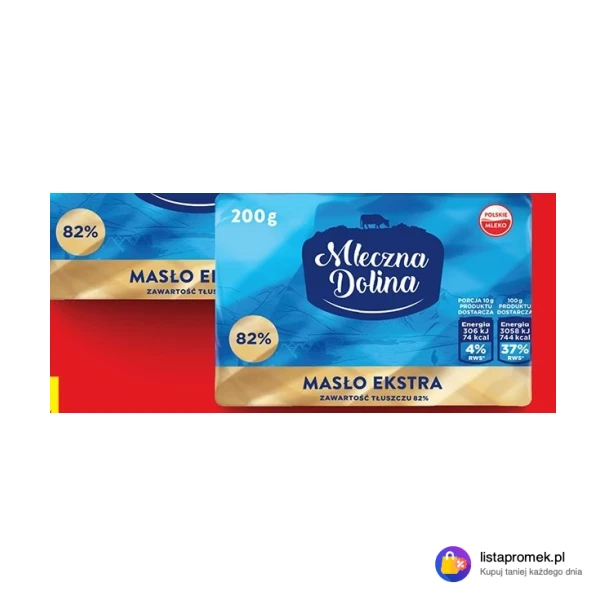 Masło Ekstra Mleczna Dolina, 200 g