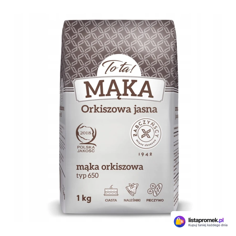 Mąka orkiszowa jasna 650