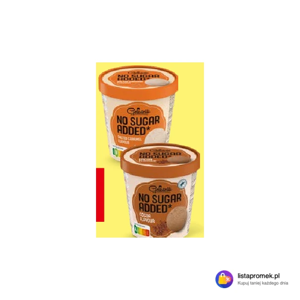 GELATELLI Lody bez dodatku cukru