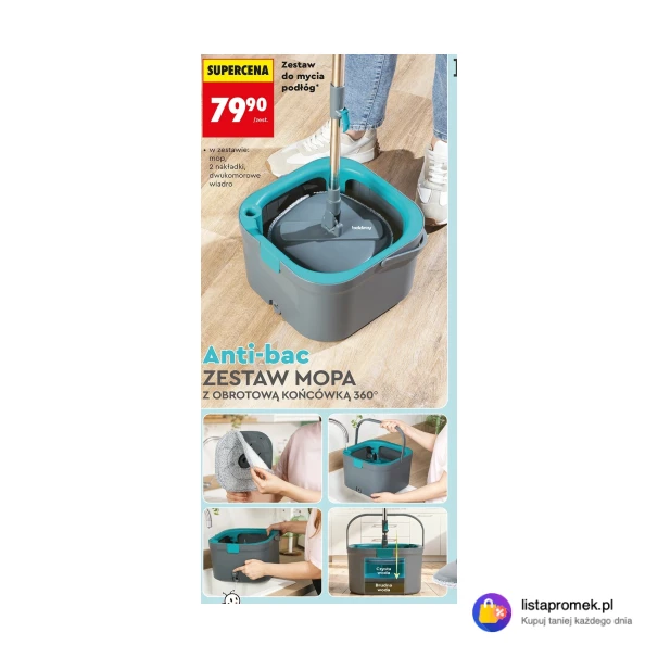 Zestaw do mycia podłóg Beldray Anti-bac