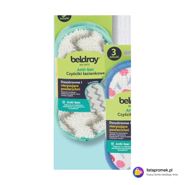 Zestaw 3 czyścików łazienkowych