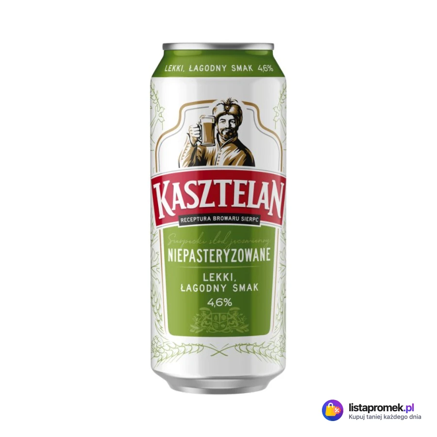 Piwo 4,6% alk. niepasteryzowane