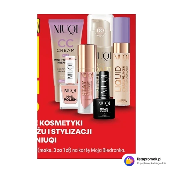 WSZYSTKIE KOSMETYKI DO MAKIJAŻU I STYLIZACJI PAZNOKCI NIUQI