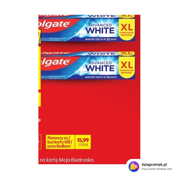 Pasta do zębów Advanced White Colgate, 125 ml
