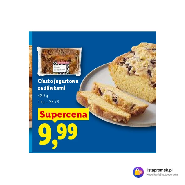 Ciasto jogurtowe ze śliwkami