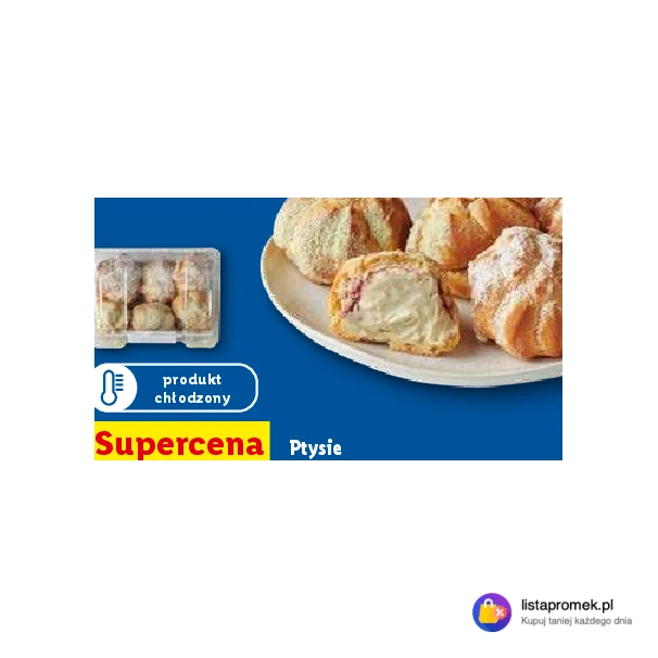 Ptysie z bitą śmietaną