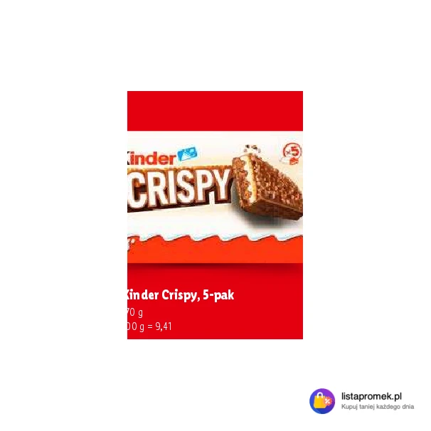 Kinder Crispy, 5-pak