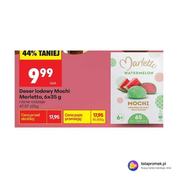 Deser lodowy Mochi Marletto