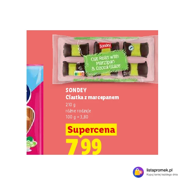 Ciastka z marcepanem