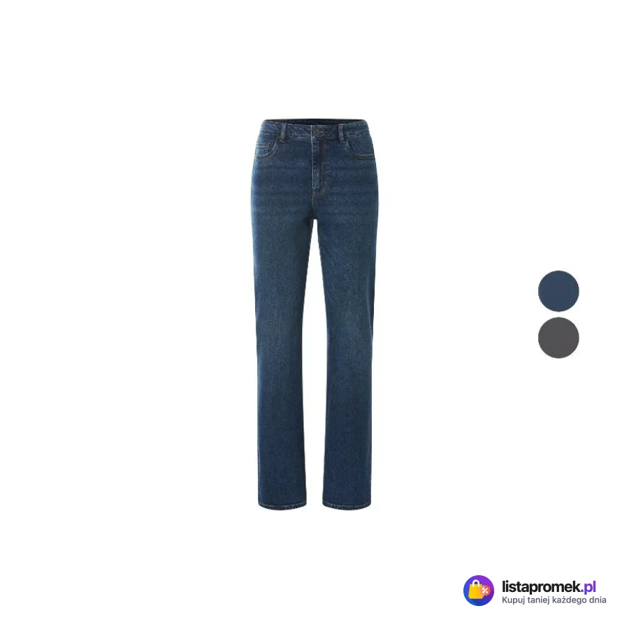 Jeansy damskie straight fit