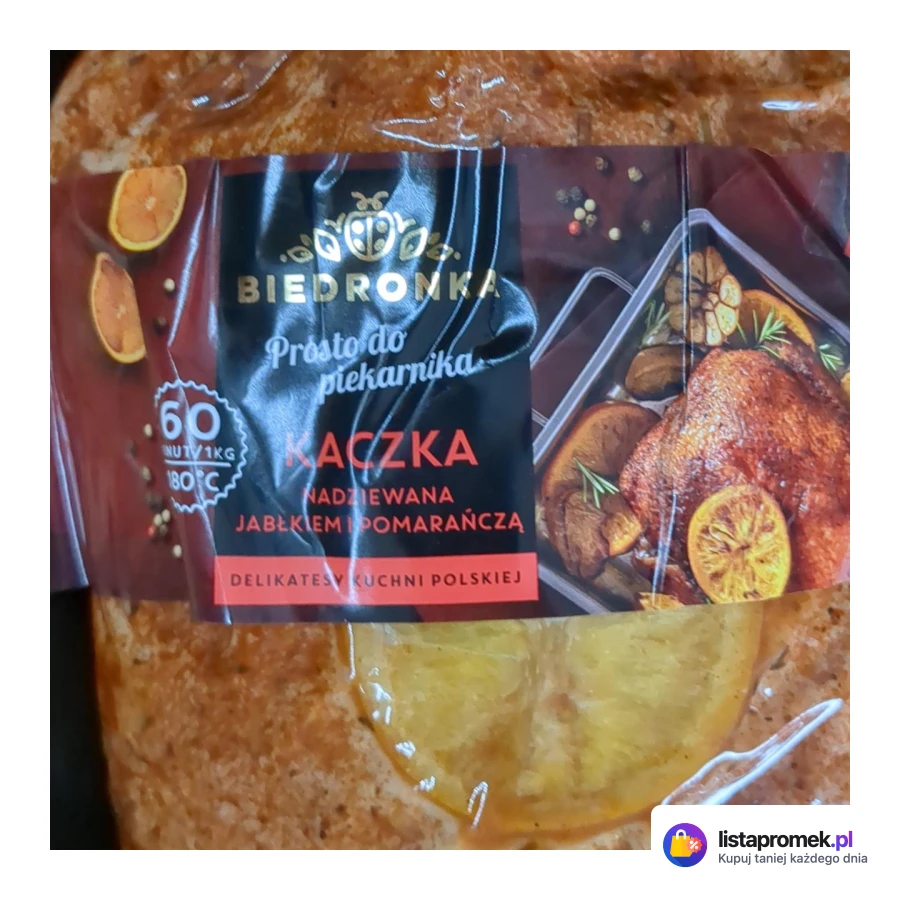 Kaczka nadziewana jabłkami i pomarańczami Prosto do piekarnika
