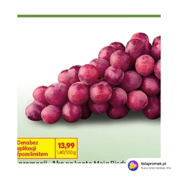 Winogrono różowe na wagę