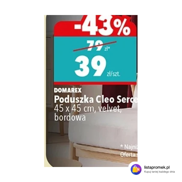 Poduszka Cleo Serce